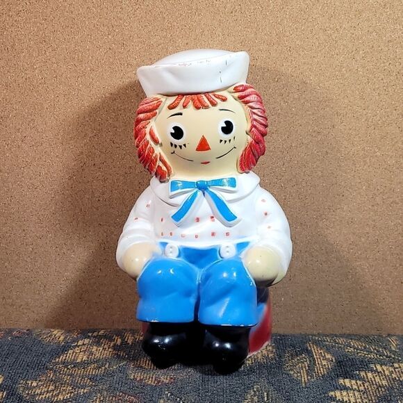 Vintage Rare 1972 RAGGEDY ANDY Piggy Bank - Picture 1 of 8
